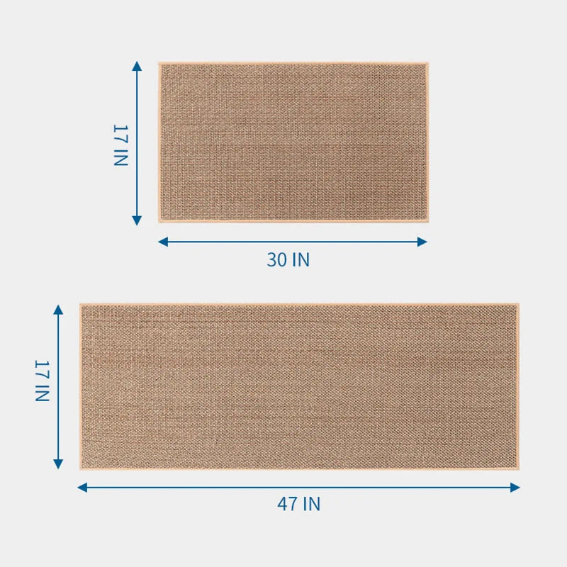 Rug Cotton and Linen Kitchen Mat Carpet Absorbing Non-slip Dirt-resistant Waterproof