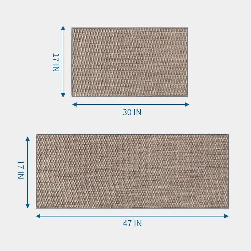 Rug Cotton and Linen Kitchen Mat Carpet Absorbing Non-slip Dirt-resistant Waterproof