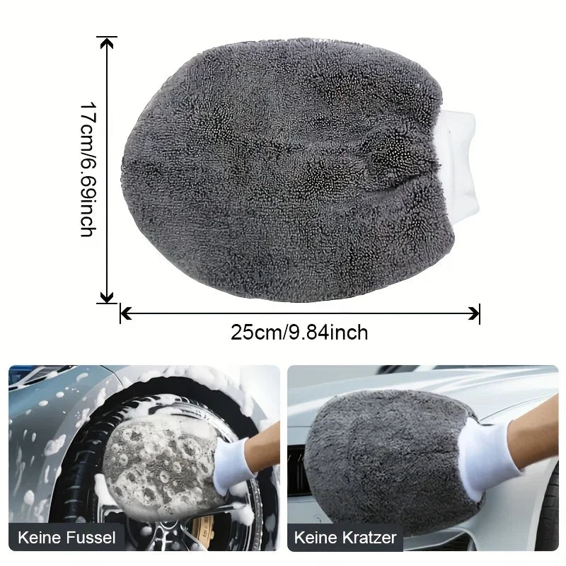 Car Cleaning Tools 11pcs Microfiber Kit Tire Brush Scratch Removal Pads
