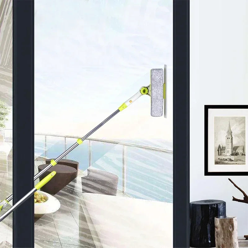 Hot Upgraded Telescopic High-rise Glass Cleaner Brush for Washing Window Dust