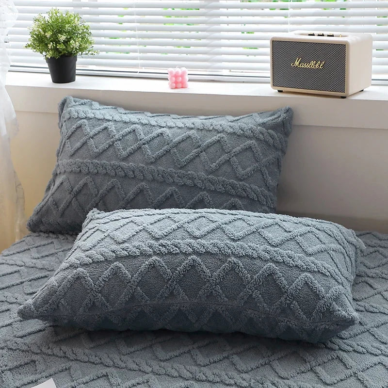 2pcs Pillowcase  Velvet Pillow Cover