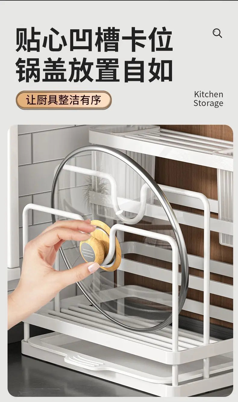 Kitchen knife holder, chopstick cage, storage rack, household multifunctional countertop,