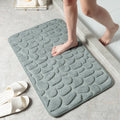 Foot Mat Coral Fleece Floor Mat  Bathroom Thickened Absorbent Floor Mat Door