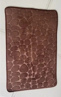 Foot Mat Coral Fleece Floor Mat  Bathroom Thickened Absorbent Floor Mat Door