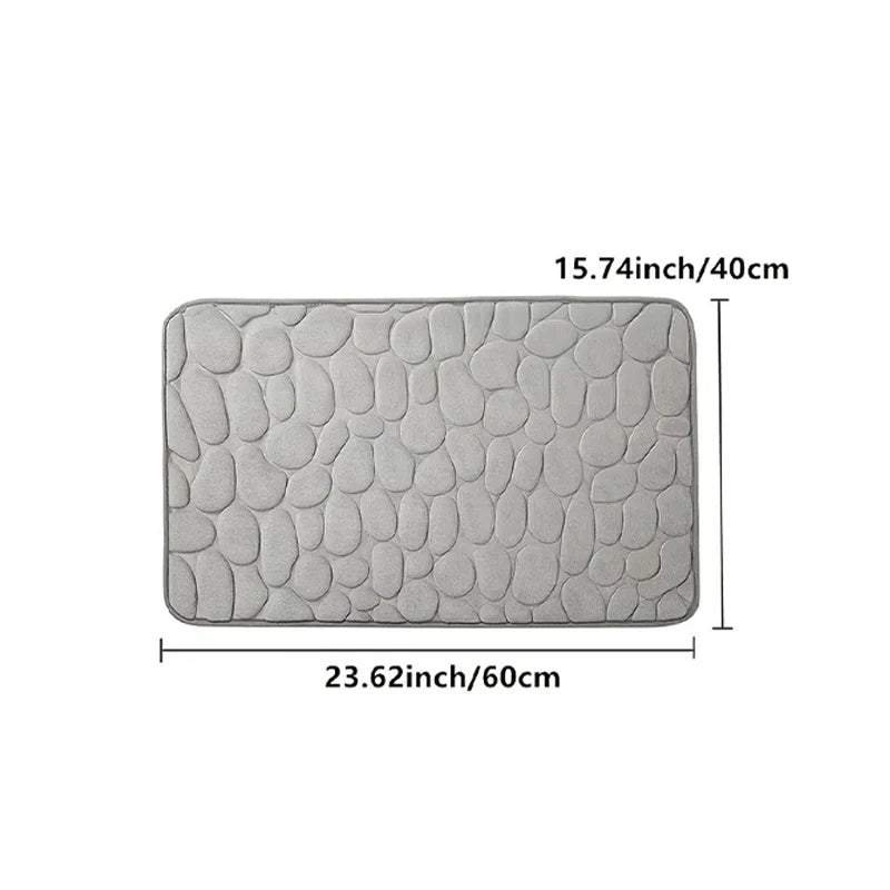 Foot Mat Coral Fleece Floor Mat  Bathroom Thickened Absorbent Floor Mat Door