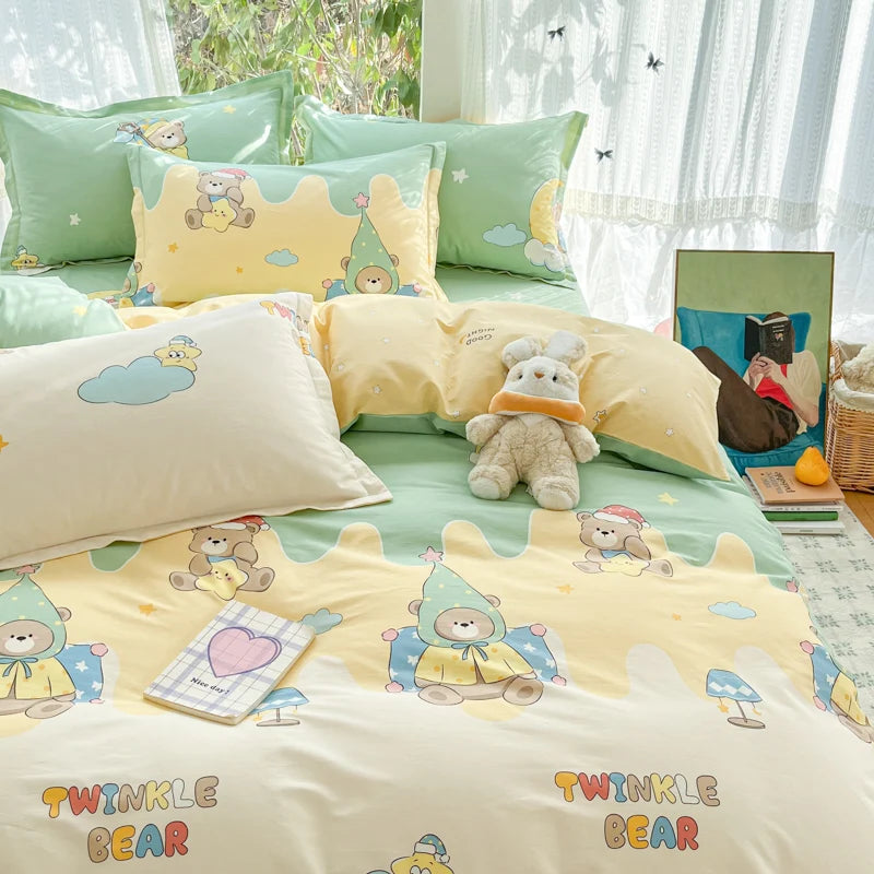 100% Cotton Duvet Cover Set, High Quality Comfort Bedding Set