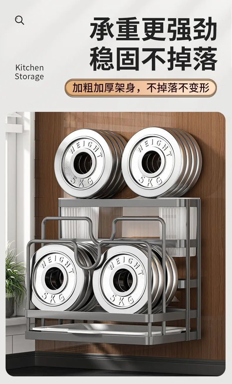 Kitchen knife holder, chopstick cage, storage rack, household multifunctional countertop,