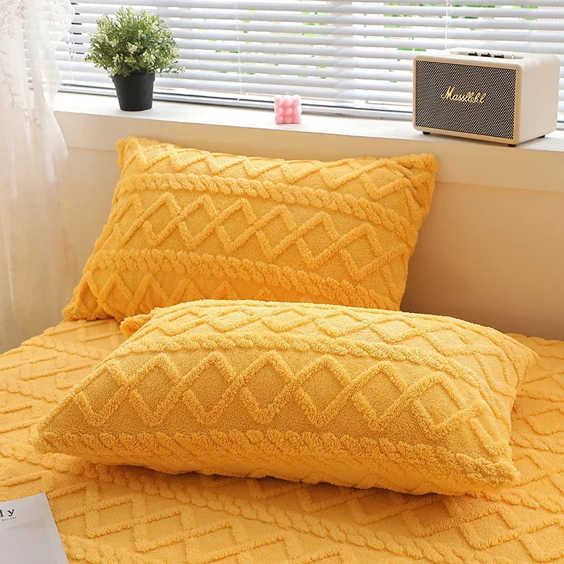 2pcs Pillowcase  Velvet Pillow Cover