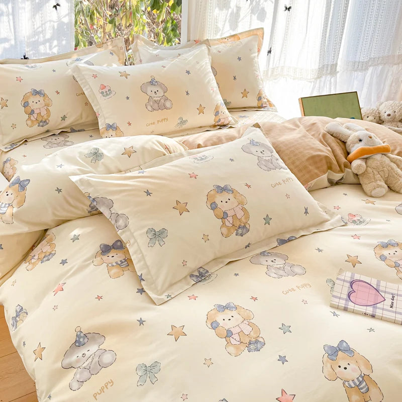 100% Cotton Duvet Cover Set, High Quality Comfort Bedding Set