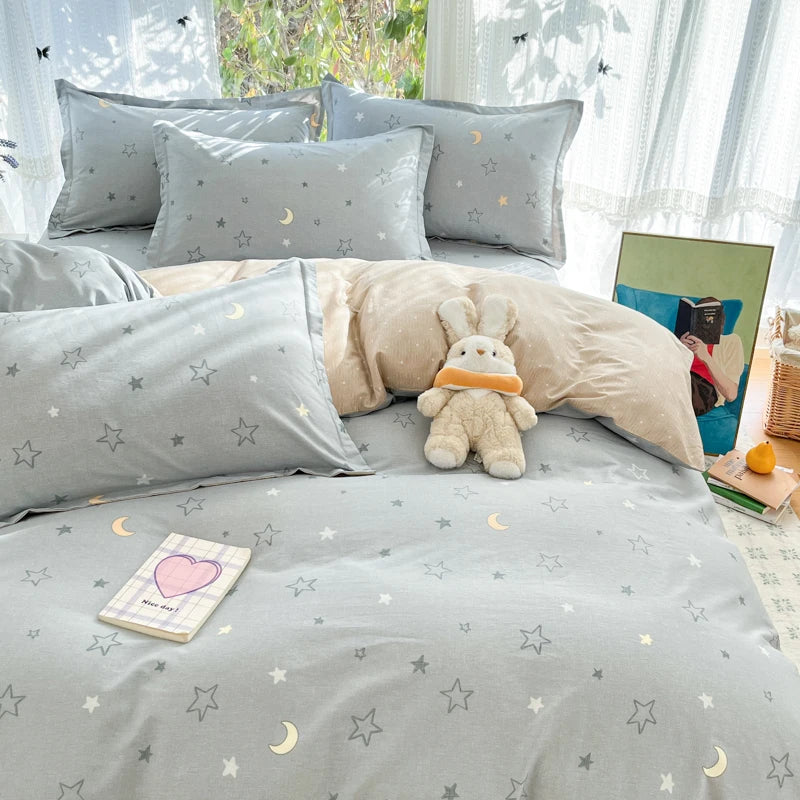 100% Cotton Duvet Cover Set, High Quality Comfort Bedding Set
