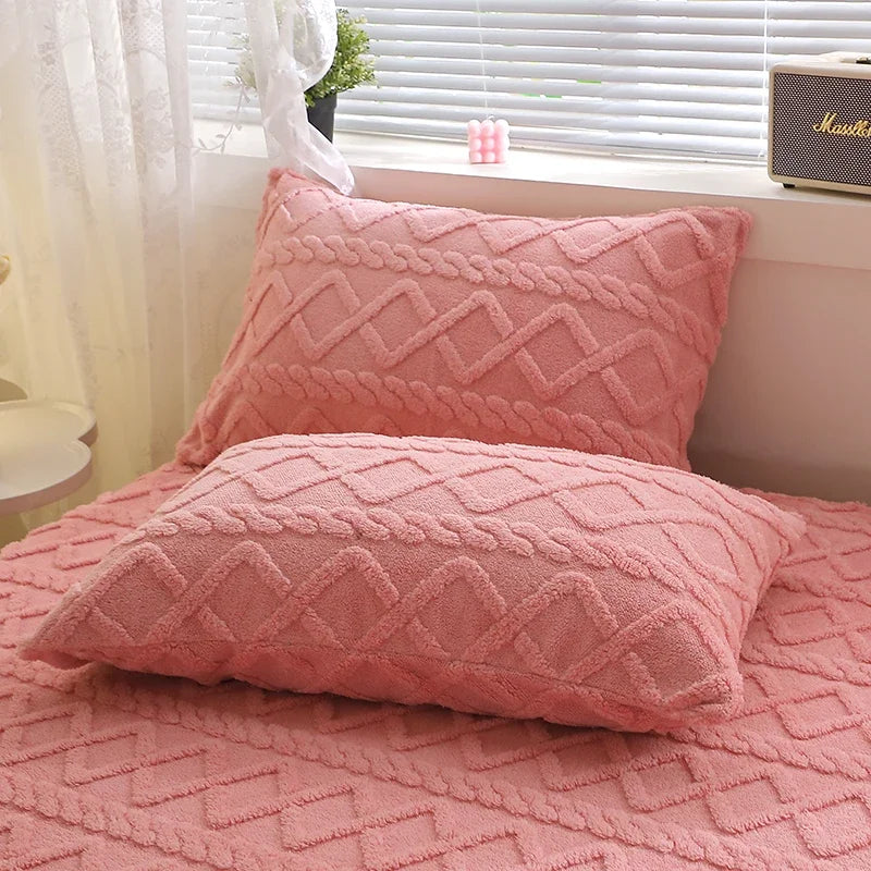 2pcs Pillowcase  Velvet Pillow Cover