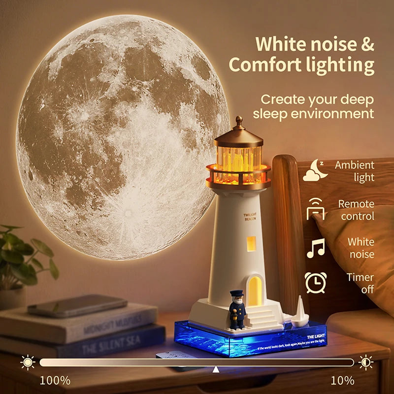 Lighthouse Moon Projection Light Breathing Light Moonlight Prejection
