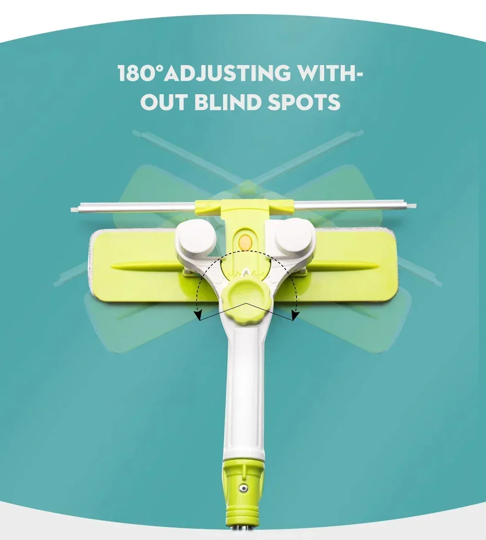 Hot Upgraded Telescopic High-rise Glass Cleaner Brush for Washing Window Dust