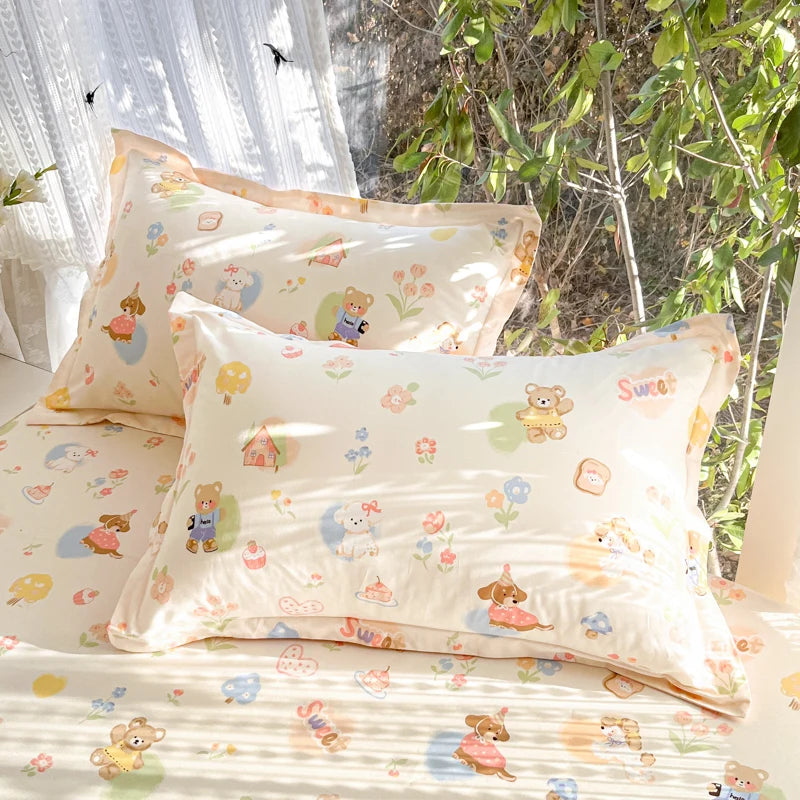 100% Cotton Duvet Cover Set, High Quality Comfort Bedding Set