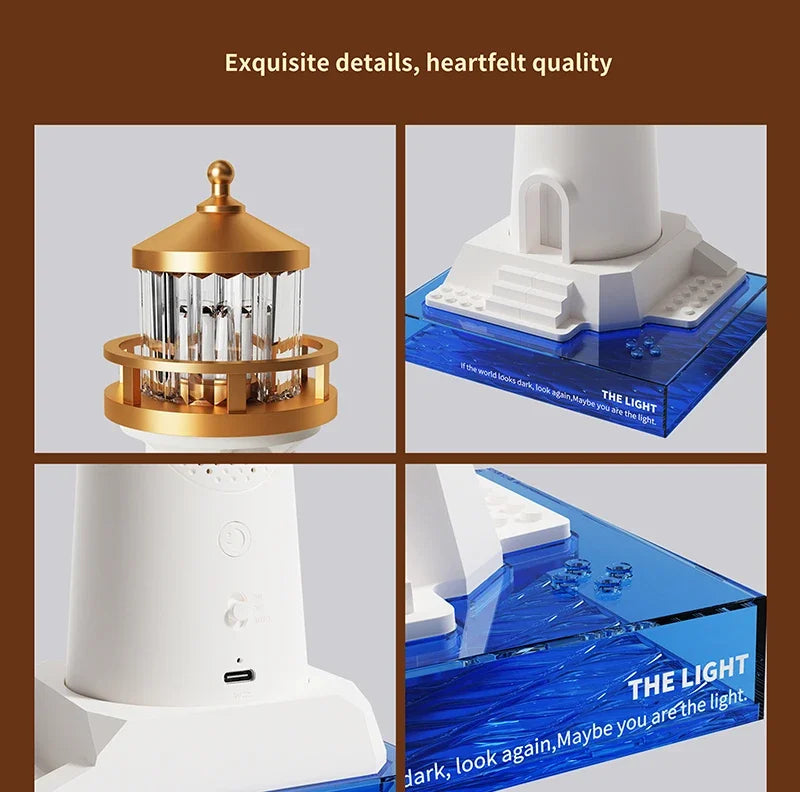 Lighthouse Moon Projection Light Breathing Light Moonlight Prejection