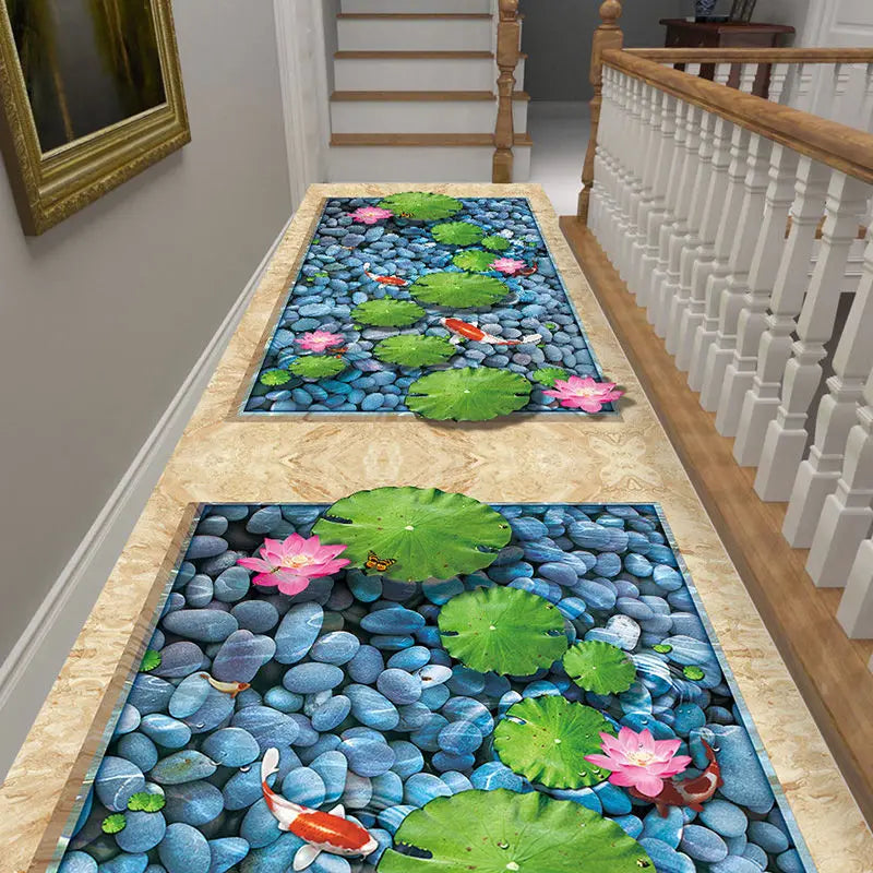 Tatami Rug 3D Carpets for Living Room Funny Adventure Floor Area Rugs for Kids