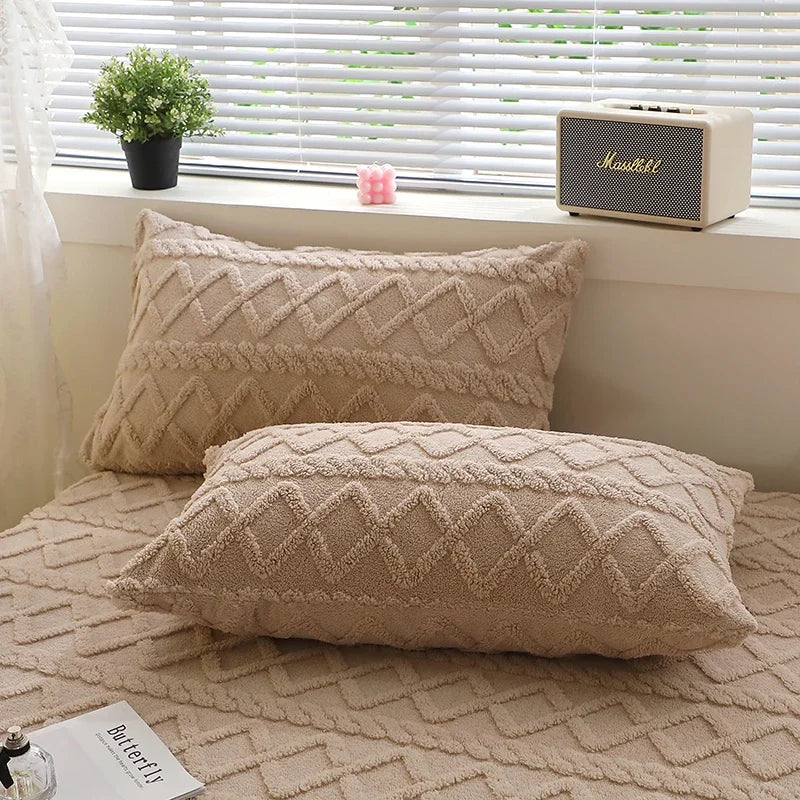 2pcs Pillowcase  Velvet Pillow Cover