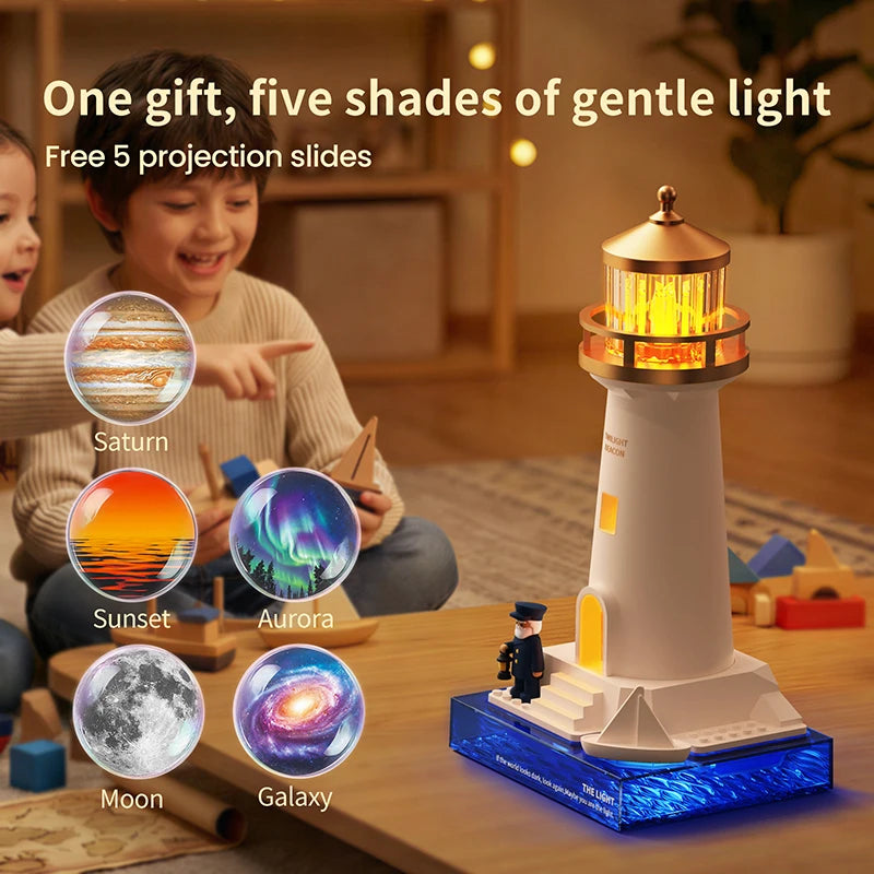 Lighthouse Moon Projection Light Breathing Light Moonlight Prejection