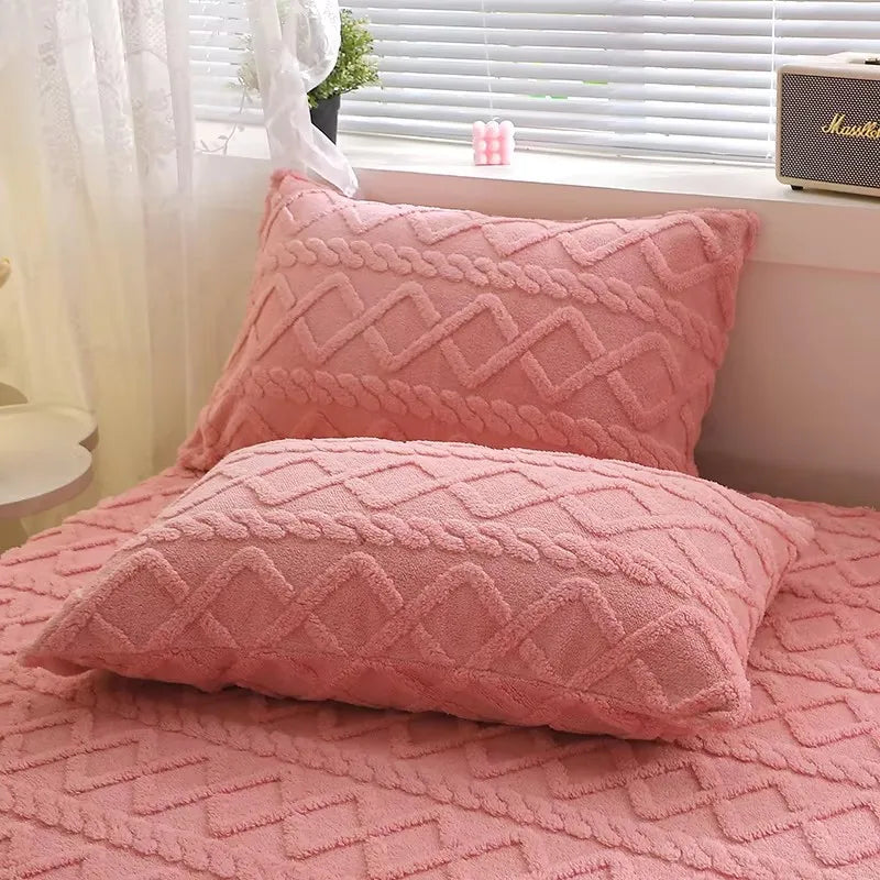 2pcs Pillowcase  Velvet Pillow Cover