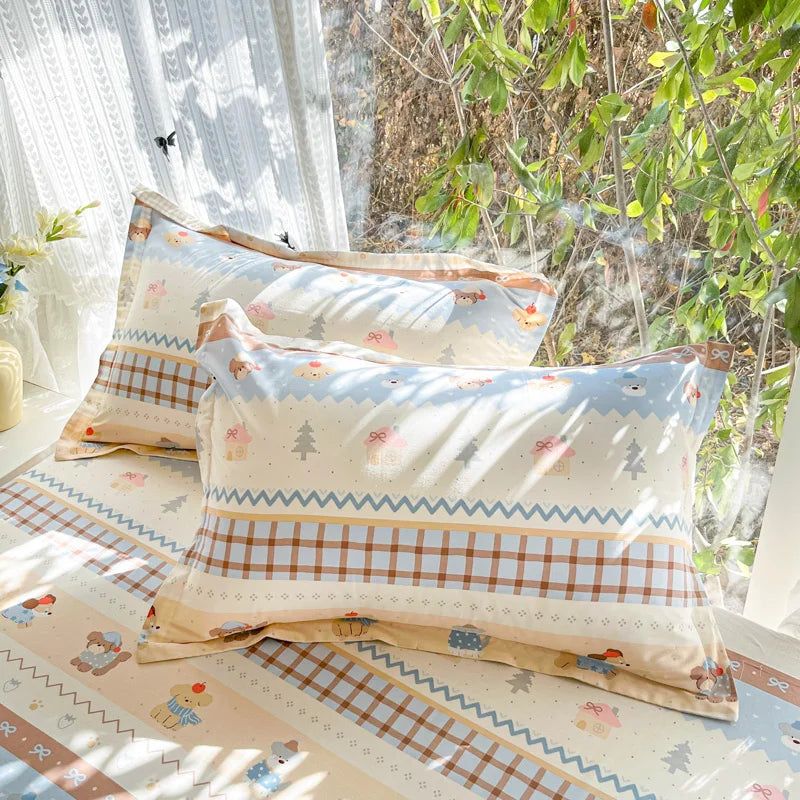 100% Cotton Duvet Cover Set, High Quality Comfort Bedding Set