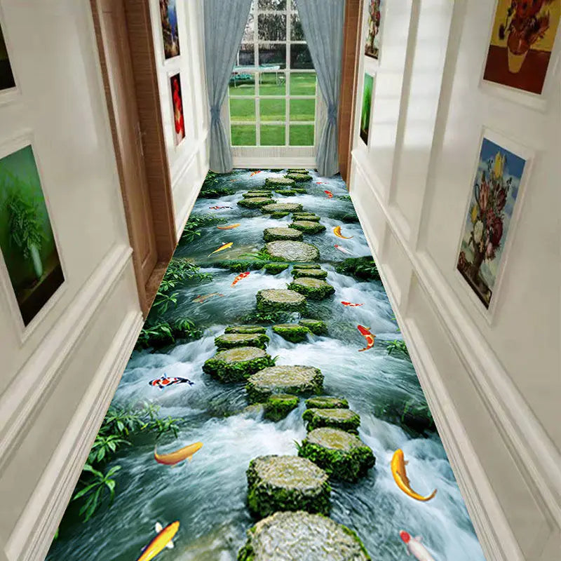 Tatami Rug 3D Carpets for Living Room Funny Adventure Floor Area Rugs for Kids