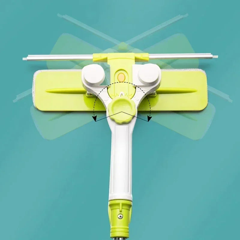 Hot Upgraded Telescopic High-rise Glass Cleaner Brush for Washing Window Dust