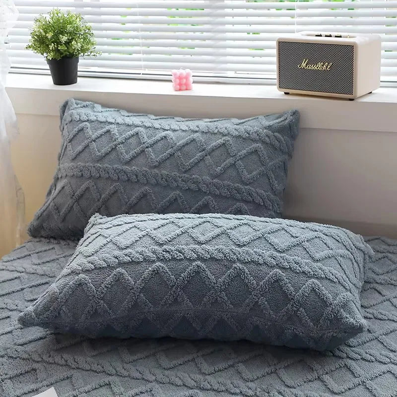 2pcs Pillowcase  Velvet Pillow Cover
