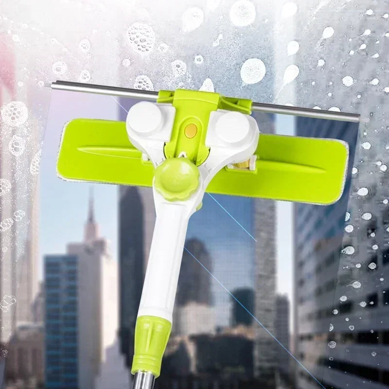 Hot Upgraded Telescopic High-rise Glass Cleaner Brush for Washing Window Dust